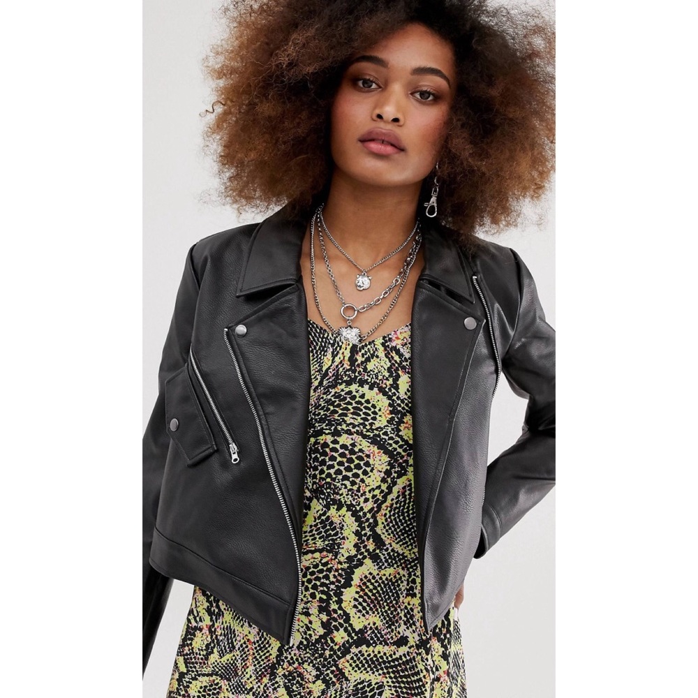 NEW Leather Jacket (size 8)